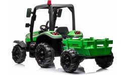 Traktors BLAST ar piekabi, zaļš