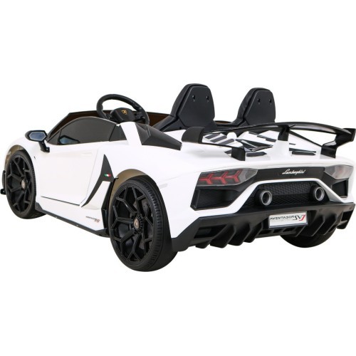 Электромобиль Lamborghini SVJ Drift, белый