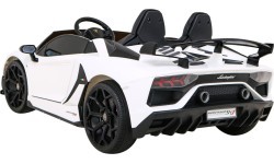 Elektromobilis Lamborghini SVJ Drift, balts