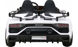 Elektromobilis Lamborghini SVJ Drift, balts