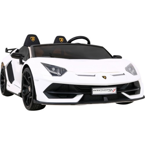 Электромобиль Lamborghini SVJ Drift, белый