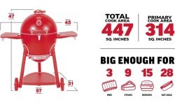 Char-Griller Akorn Kamado Charcoal Grill 57cm