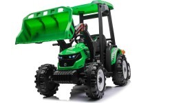 MEGA D68 Tractor Vehicle With Trailer Green