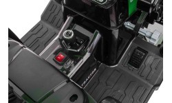 Traktors MEGA D68 ar piekabi, zaļš