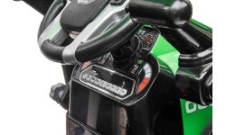 Traktors MEGA D68 ar piekabi, zaļš