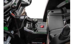 Трактор MEGA D68 с прицепом, зелёный