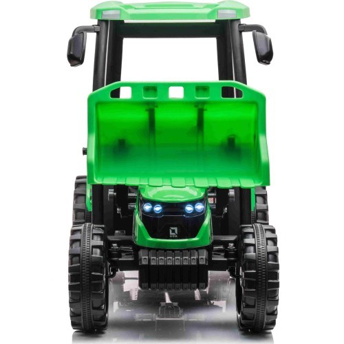MEGA D68 Tractor Vehicle With Trailer Green