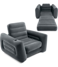 Inflatable chair mattress recliner bed 2-in-1 INTEX 66551