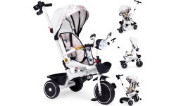 Children's tricycle stroller swivel seat pusher canopy ECOTOYS