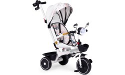 Детский трёхколёсный велосипед с поворотным сиденьем, ручкой и тентом ECOTOYS