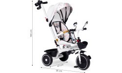 Children's tricycle stroller swivel seat pusher canopy ECOTOYS