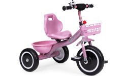 Tricycle tricycle non-slip handles bell basket pink ECOTOYS
