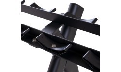 Two-Shelf Single-Handed Dumbbell Rack inSPORTline GymRack II
