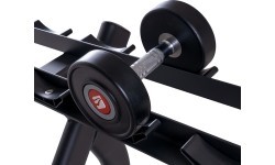 Two-Shelf Single-Handed Dumbbell Rack inSPORTline GymRack II