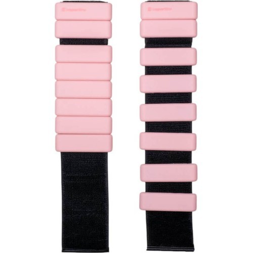 Plaukstu un potīšu smagumi inSPORTline Brace 2 x 1 kg - Bēšs