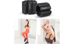 Potīšu un plaukstu locītavu svari inSPORTline Brace 2 x 1,5 kg - Bēšs