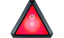 Ķiveres lukturis Uvex plug-in LED Quatro red