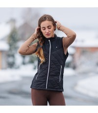 Sieviešu apsildāmā veste inSPORTline WARMher - Melna