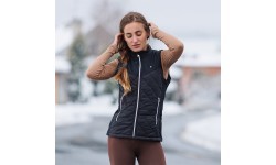 Женский жилет с подогревом inSPORTline WARMher - Чёрный