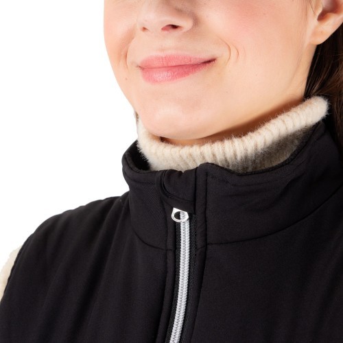 Sieviešu apsildāmā veste inSPORTline WARMher - Melna