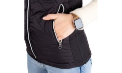 Sieviešu apsildāmā veste inSPORTline WARMher - Melna