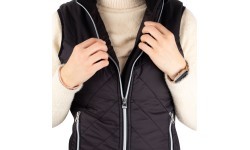 Женский жилет с подогревом inSPORTline WARMher - Чёрный