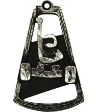 Medaļa MTL772 kartingam - 90 mm - Sudrabs
