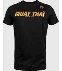 T-krekls Venum Muay Thai VT - melns/zelta