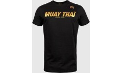 Футболка Venum Muay Thai VT - черная/золотая