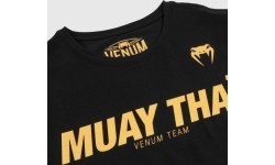 T-krekls Venum Muay Thai VT - melns/zelta