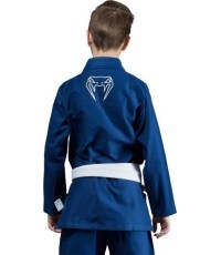 Venum Contender Kids BJJ kimono (ar bezmaksas baltu jostu) – zils