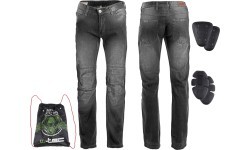 Men’s Moto Jeans W-TEC Shiquet - Black