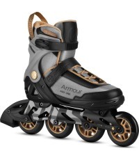 Skrituļslidas NA22151 Armour, melnas, 38. izmērs, Nils Extreme - ARMOUR