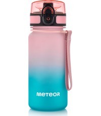 Sporta ūdens pudele Meteor 350 ml - Rozā || Tirkīza