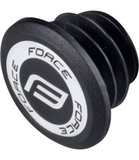 Stūres aizbāžņi FORCE, pāris (melns/balts)