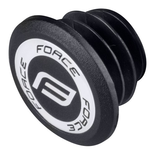 Stūres aizbāžņi FORCE, pāris (melns/balts)