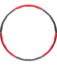HHP002 красно-серый обруч Hula Hoop 100 см HMS