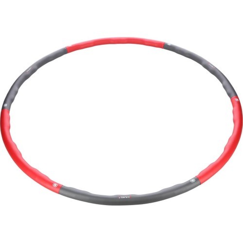 HHP002 sarkanpelēks Hula Hoop riņķis 100 cm HMS