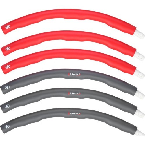 HHP002 RED-GREY HULA HOOP 100CM HMS