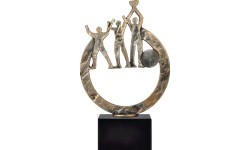 Статуэтка BEL434 Победа - 23cm - Sidabras/Bronza