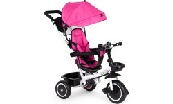 Трёхколёсный велосипед с поворотным сиденьем Eco Toys, розовый