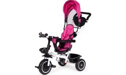 Трёхколёсный велосипед с поворотным сиденьем Eco Toys, розовый