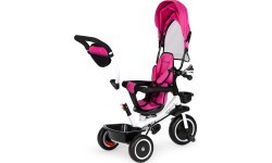 Trīsritenis ar grozāmu sēdekli Eco Toys, rozā