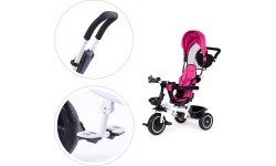 Трёхколёсный велосипед с поворотным сиденьем Eco Toys, розовый