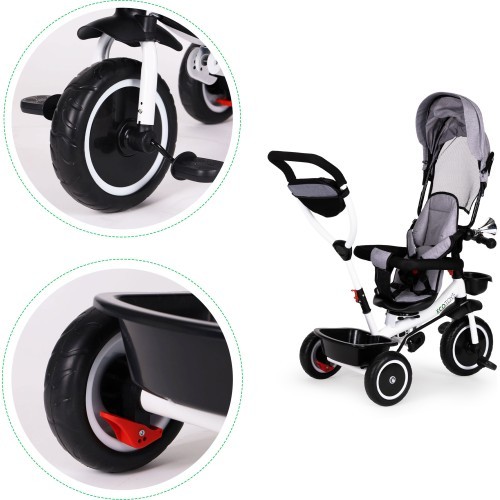 Трёхколёсный велосипед с поворотным сиденьем Ecotoys