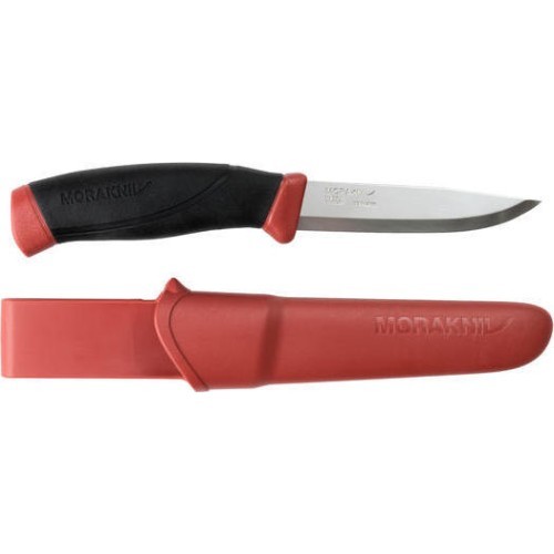 Morakniv Companion nazis, sarkans, nerūsējošais tērauds