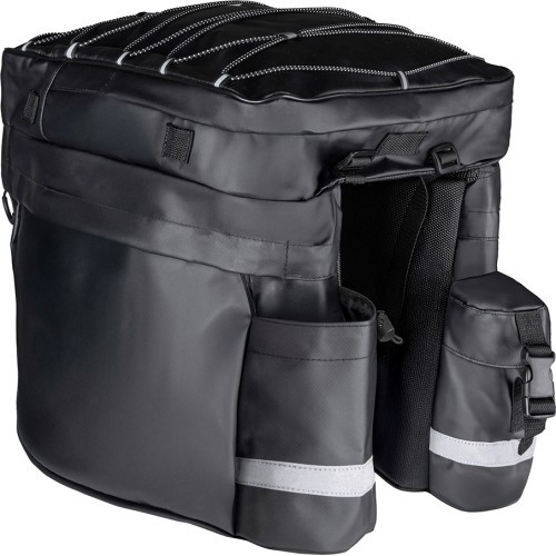 Velosipēda somas uz bagāžnieka FORCE Adventure 35L (melnas)