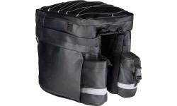 Velosipēda somas uz bagāžnieka FORCE Adventure 35L (melnas)