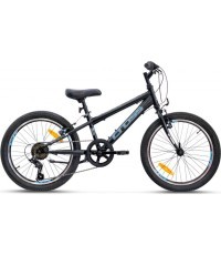 CROSS Speedster 20" bicycle, 6-speed, size 10" (25 cm), black