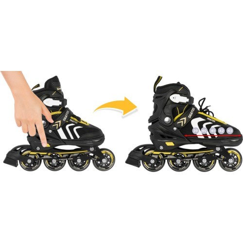 Skates, Skates, Set 4in1 39-43 Yellow